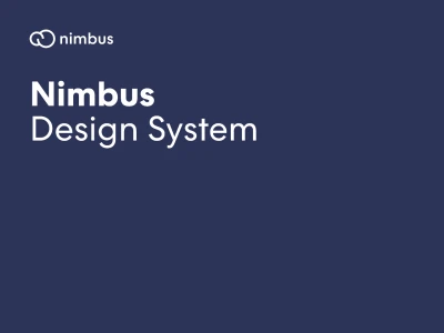 Nimbus Design System  - Free template