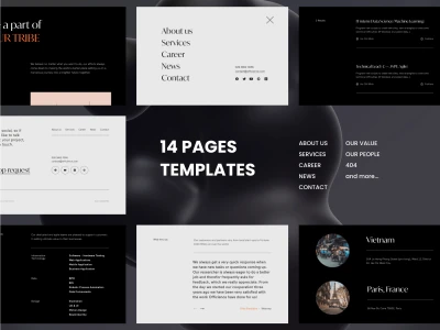 Offy Corporate Website Template  - Free template