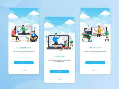 Onboarding Learning Illustration  - Free template