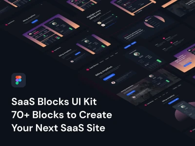 SaaS Blocks UI Kit  - Free template