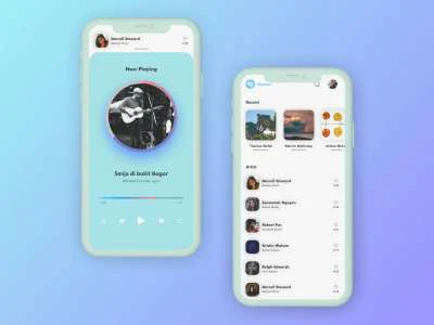 Shazam App Redesign  - Free template