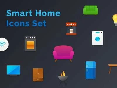 Smart Home Icons  - Free template