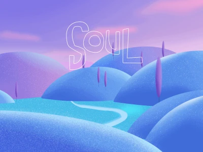 Soul Disney Movie Illustration  - Free template