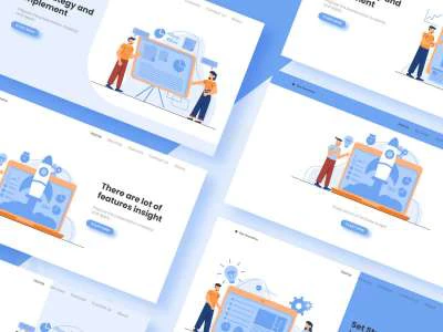 Startup Illustrations  - Free template