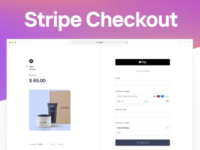 Stripe Checkout Template  - Free template