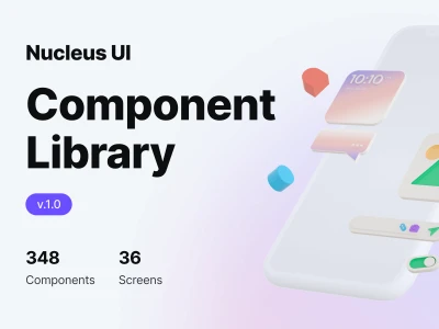 UI Component Library  - Free template