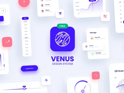 Venus Design System  - Free template