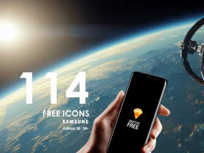 Free Icons Galaxy S8 | S8+  - Free template