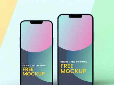 Free iPhone 13 Pro Max  - Free template