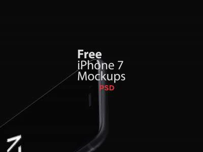 Free iPhone 7 Mockups  - Free template