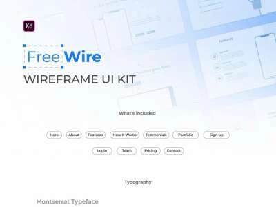 Free Wireframe UI Kit  - Free template