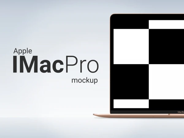 iMac Pro 27ï¿½ Mockup  - Free template