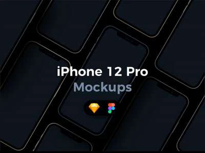 iPhone 12 Pro Mockup  - Free template