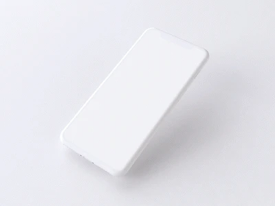 iPhone X White Mockup  - Free template