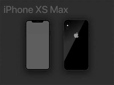iPhone XR, XS Max Mockups  - Free template