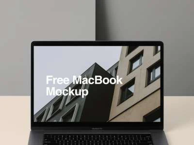 MacBook Mockup For Figma  - Free template