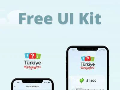 Mobile Game Free UI Kit  - Free template