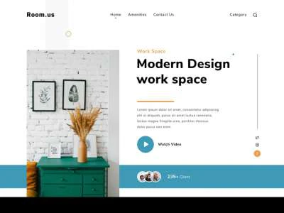 Modern Design Work Space  - Free template