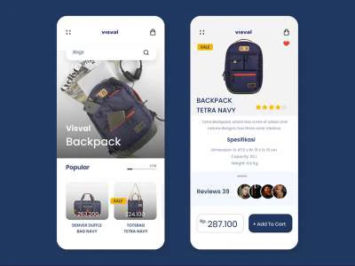 Product Details App UI Kit  - Free template