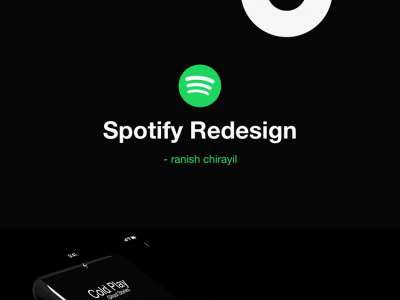 Spotify App Redesign  - Free template