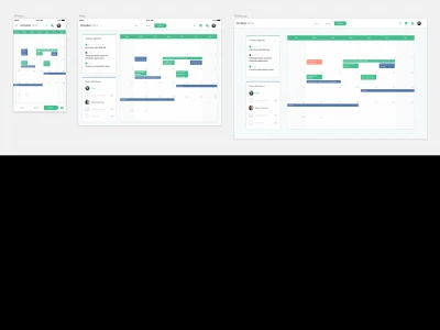 TaskDo Calendar App UI Kit  - Free template