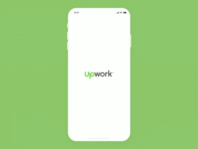 Upwork App Redesign  - Free template