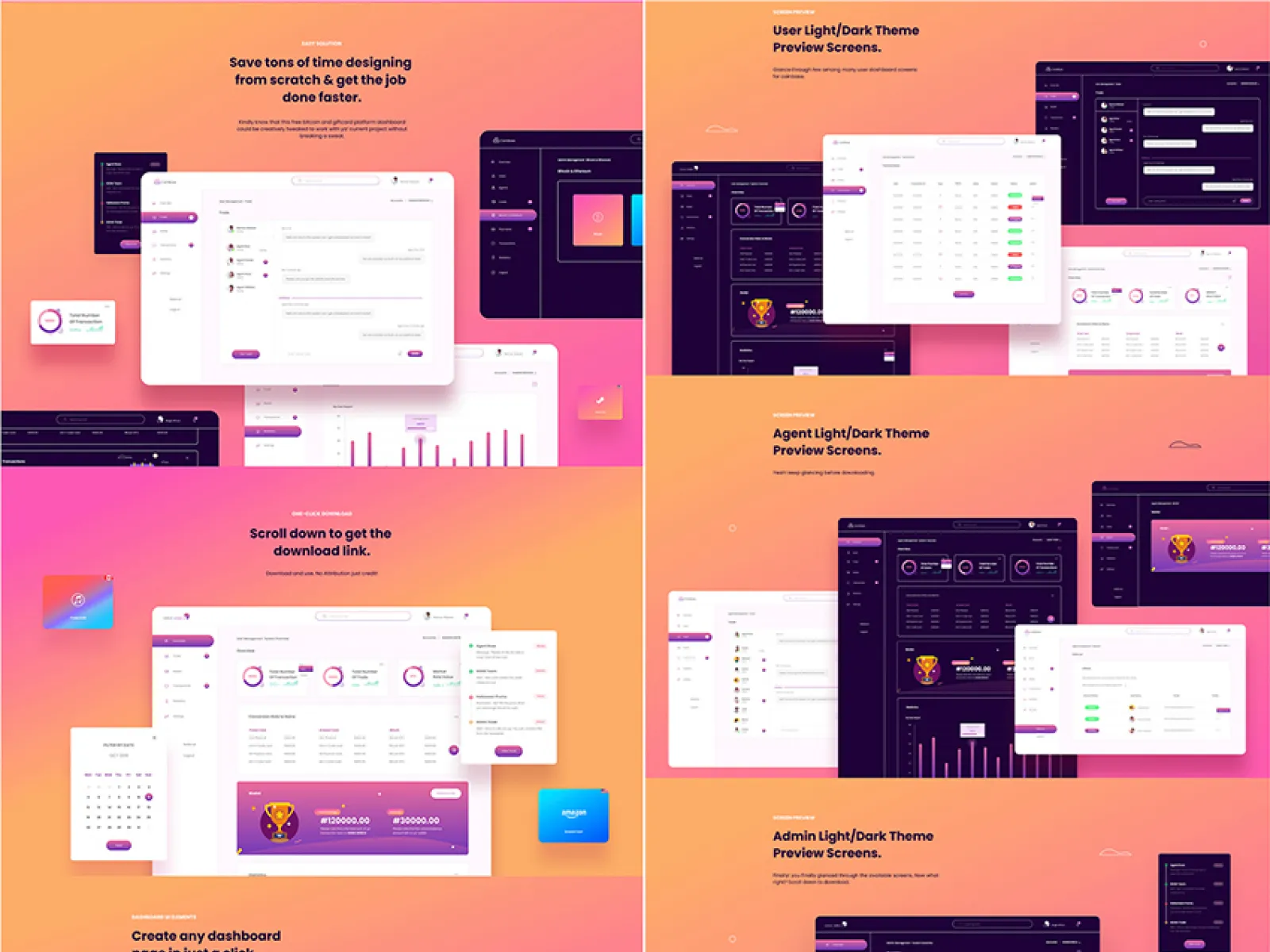 Ultimate Web Dashboard for Figma and Adobe XD No 1